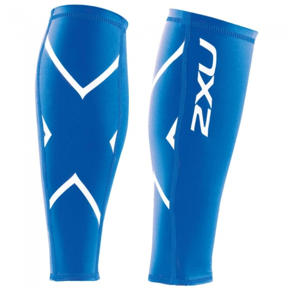 2XU kompression calf guards Blau UA1987b 2015 UA1987BLUE